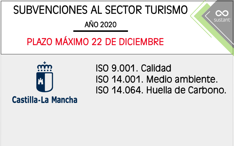 Subvenciones ISO en Castilla La Mancha 2020