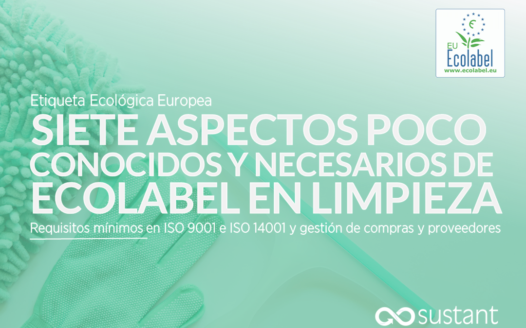 7 aspectos clave para Ecolabel de Servicios de Limpieza
